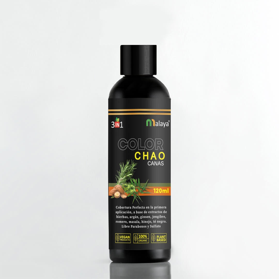 Shampoo Chao Canas – Cubre Canas en 15 Minutos + Tratamiento Activador GRATIS