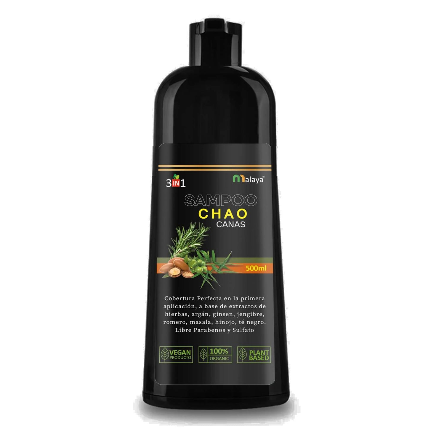 Shampoo Chao Canas – Cubre Canas en 15 Minutos + Tratamiento Activador GRATIS